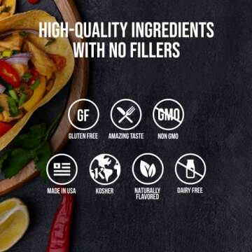 Flavor God Taco Tuesday Seasoning Mix Natural Healthy Spice Blend For Grilling Chicken, Beef, Seafood, Vegetables, Salad, Tacos, Pizza, Kosher, Gluten & Dairy Free, Vegan Keto Friendly