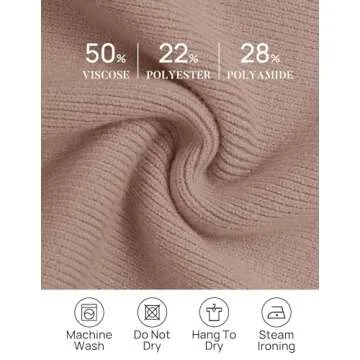 ZESICA Women's Winter Oversized Sweaters Long Sleeve Color Block Mock Neck Side Slit Comfy Loose Knitted Pullover Tops,Almond,Medium
