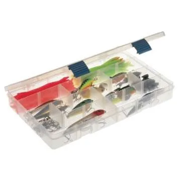 Plano 2-3700 Prolatch Stowaway Bundle with 24 Adjustable Compartments, Clear (4 Pack)