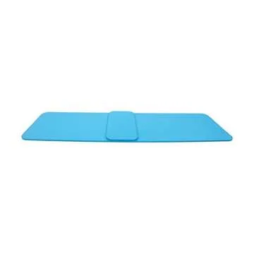 Fitvids All Purpose 1/2-Inch Extra Thick High Density Anti-Tear Exercise Yoga Mat and Knee Pad with Carrying Strap, Blue