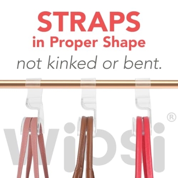 Wiosi Premium Clear Purse Hanger Set for Organization