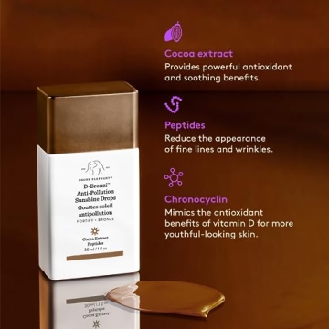 D-Bronzi Anti Pollution Sunshine Drops by Drunk Elephant for Women - 1 oz Drops