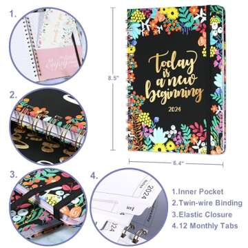Stylish 2024 Planner for Effective Time Management