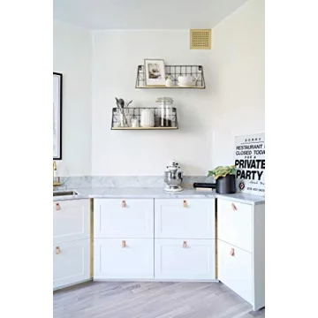 Mkono Rustic Floating Shelves Set of 2 for Beautiful Storage