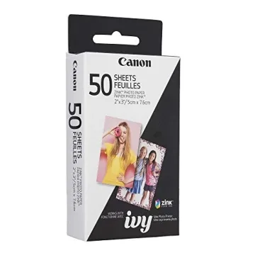 Canon ZINK Photo Paper Pack - 50 Vibrant Sheets for Printing