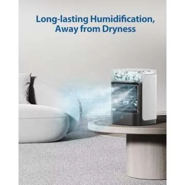 Portable Air Conditioner with USB and 100° Oscillation