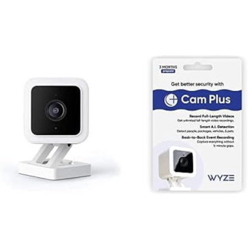 Wyze Cam v3 3-Pack: Color Night Vision, 1080p HD, Alexa & Google Assistant Compatible