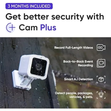 Wyze Cam v3 3-Pack Color Night Vision 1080p HD Security Camera