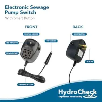 HydroCheck HC5000T Sewage Pump Switch - Effortless Installation