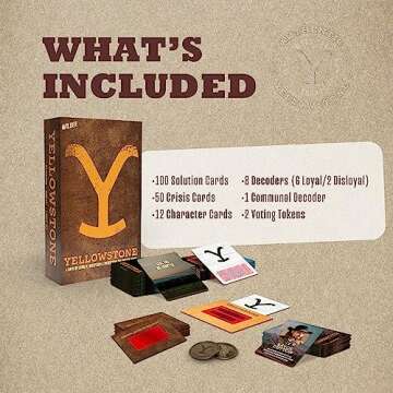 Yellowstone Party Game – Social Game of Accusations, Betrayal and Fun - Defend The Dutton Ranch and Prove Your Loyalty (17+)