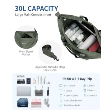 ECOHUB Personal Item Bag for Spirit Airlines - Carry On