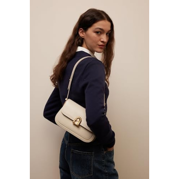 LA FESTIN Leather Shoulder Bag Women Adjustable Strap Elegant