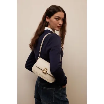 LA FESTIN Leather Shoulder Bag Women Adjustable Strap Elegant