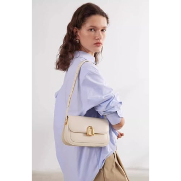 LA FESTIN Leather Shoulder Bag Women Adjustable Strap Elegant