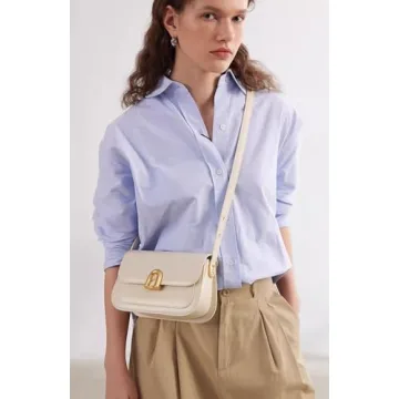 LA FESTIN Leather Shoulder Bag Women Adjustable Strap Elegant