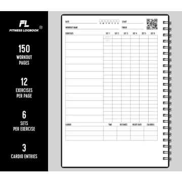 Versatile Fitness Logbook for Effective Workout Tracking