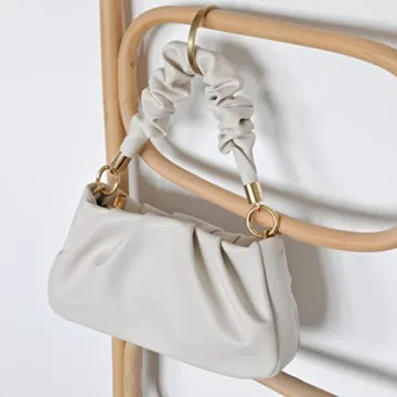 Cloud Pouch Bag Stylish Vegan Leather Handbag for Women