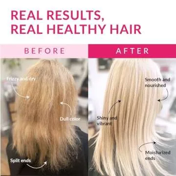 Kashmir Keratin Ceramic Hair Mask,deeply conditions dry, damaged hair, repairs with keratin, making it soft, frizz-free, hydrated, well-conditioned, and adds shine.(16 oz)