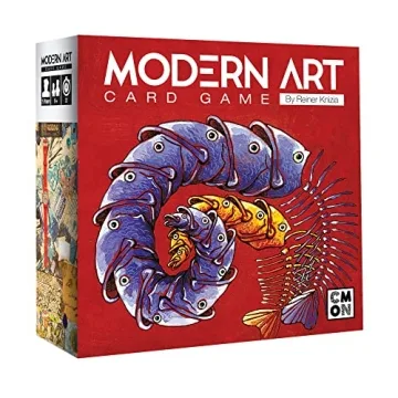 CMON Modern Art: The Card Game - A Thrilling Auction Game for Art Enthusiasts, Fun Family Game for K...