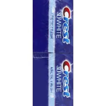 Crest 3D White Whitening Toothpaste, Radiant Mint, 3.5 Ounce (Pack of 2)