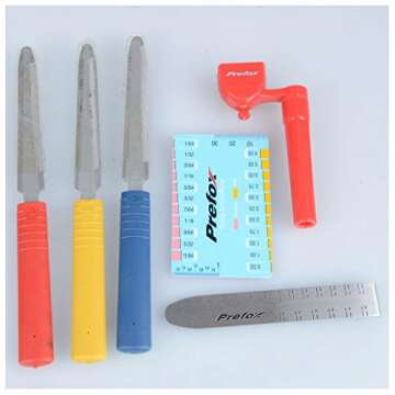SET Nut Files Kit for Guitar Luthiers - Precision Tools