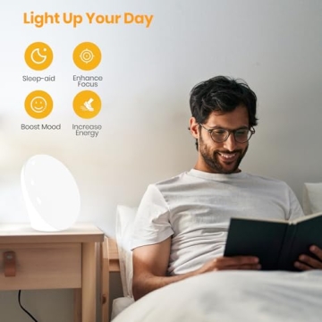 LASTAR Sun Lamp 10,000 Lux for Mood Boosting Light Therapy