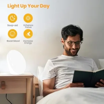 LASTAR Sun Lamp 10,000 Lux for Mood Boosting Light Therapy