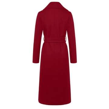 Elegant Wool Blend Overcoat for Women - CHARTOU