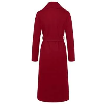 Elegant Wool Blend Overcoat for Women - CHARTOU