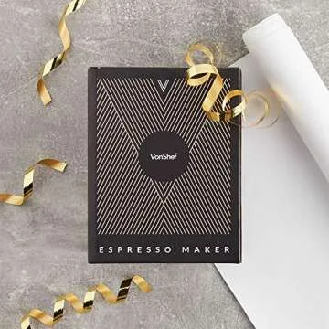 VonShef Stovetop Espresso Maker Moka Pot - 12 Cup Capacity