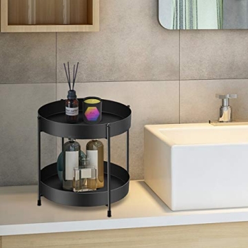 Elegant 2-Tier Bathroom Countertop Organizer for Your Vanity