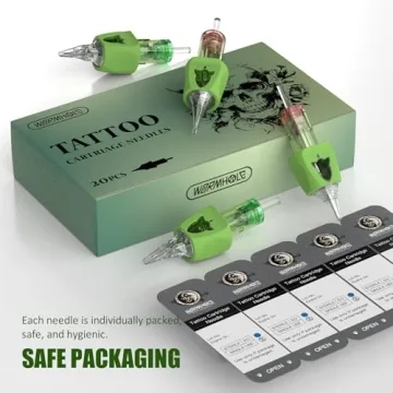 Wormhole 20pcs Tattoo Cartridge Needles - 1214RL