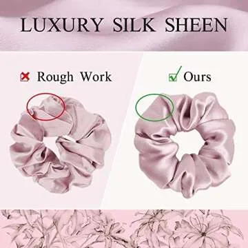 LILYSILK Silk Charmeuse Scrunchy - Hair Care Luxury