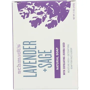 Schmidt's Vegan Lavender + Sage Natural Bar Soap - 5 Oz