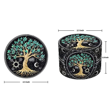 Stylish Large Grinder 2.5 inch Black for Smooth Grinding