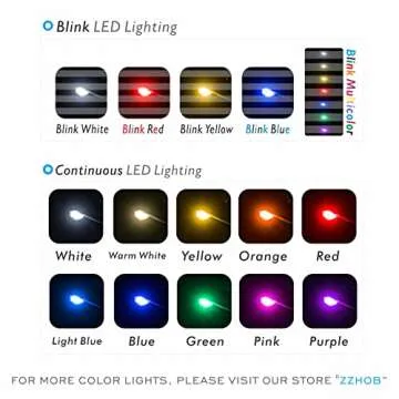 50PCS Pre-Wired Micro Blinking LEDs(Light Mode: Flashing Multicolor Light) 0805 SMD LEDs with Assembly Accessories for Beginner Model Building