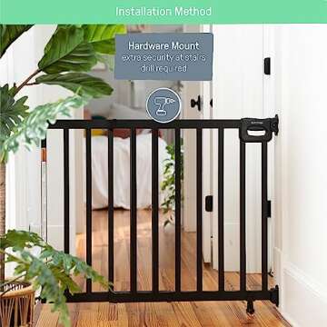 Deluxe Stairway Safety Gate - Baby & Pet Protection