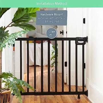 Deluxe Stairway Safety Gate - Baby & Pet Protection