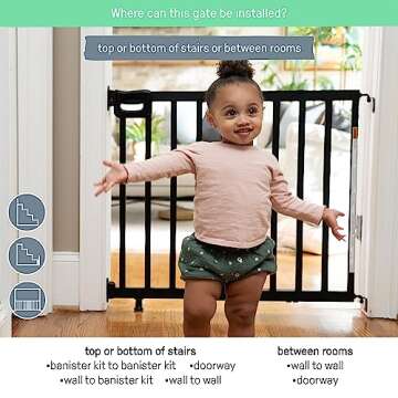 Deluxe Stairway Safety Gate - Baby & Pet Protection