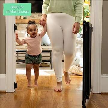 Deluxe Stairway Safety Gate - Baby & Pet Protection