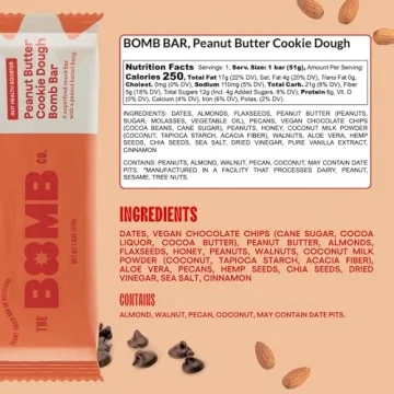The Bomb Co. Vegan Blender Bomb Bar - Peanut Butter Treat