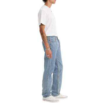 Levi's Men's 505 Regular Fit Jeans – Timeless Comfort & Style