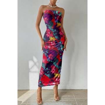 Stunning PRETTYGARDEN Strapless Maxi Dress for Summer