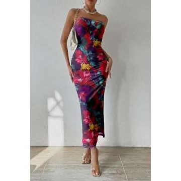 Stunning PRETTYGARDEN Strapless Maxi Dress for Summer