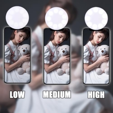 Rechargeable Selfie Light - Brighten Your Photos Anywhere