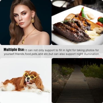 Rechargeable Selfie Light - Brighten Your Photos Anywhere