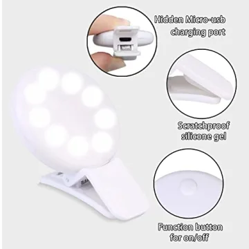 Rechargeable Selfie Light - Brighten Your Photos Anywhere