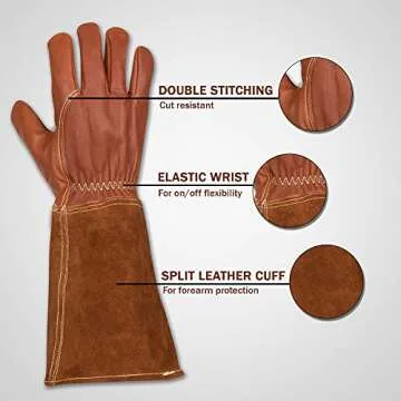 KBar7 Heat Resistant Welding Gloves for Men & Women