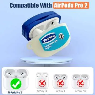 Case for AirPods Pro 2nd Generation Case Cover with Cleaner Kit,Cute Cartoon Kawaii Funny AirPods Pr...