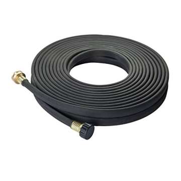 LINEX Garden Soaker hose More Water leakage Heavy Duty Metal Hose Connector Ends 1/2 inch x 50 ft an...